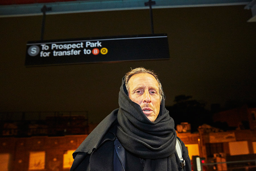 David an der Ubahn (Foto: Christiane Paul Krenkler)