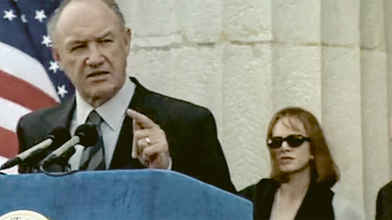 Gene Hackman als Präsident Alan Richmond in „Absolute Power“ von 1997 (Columbia Pictures)