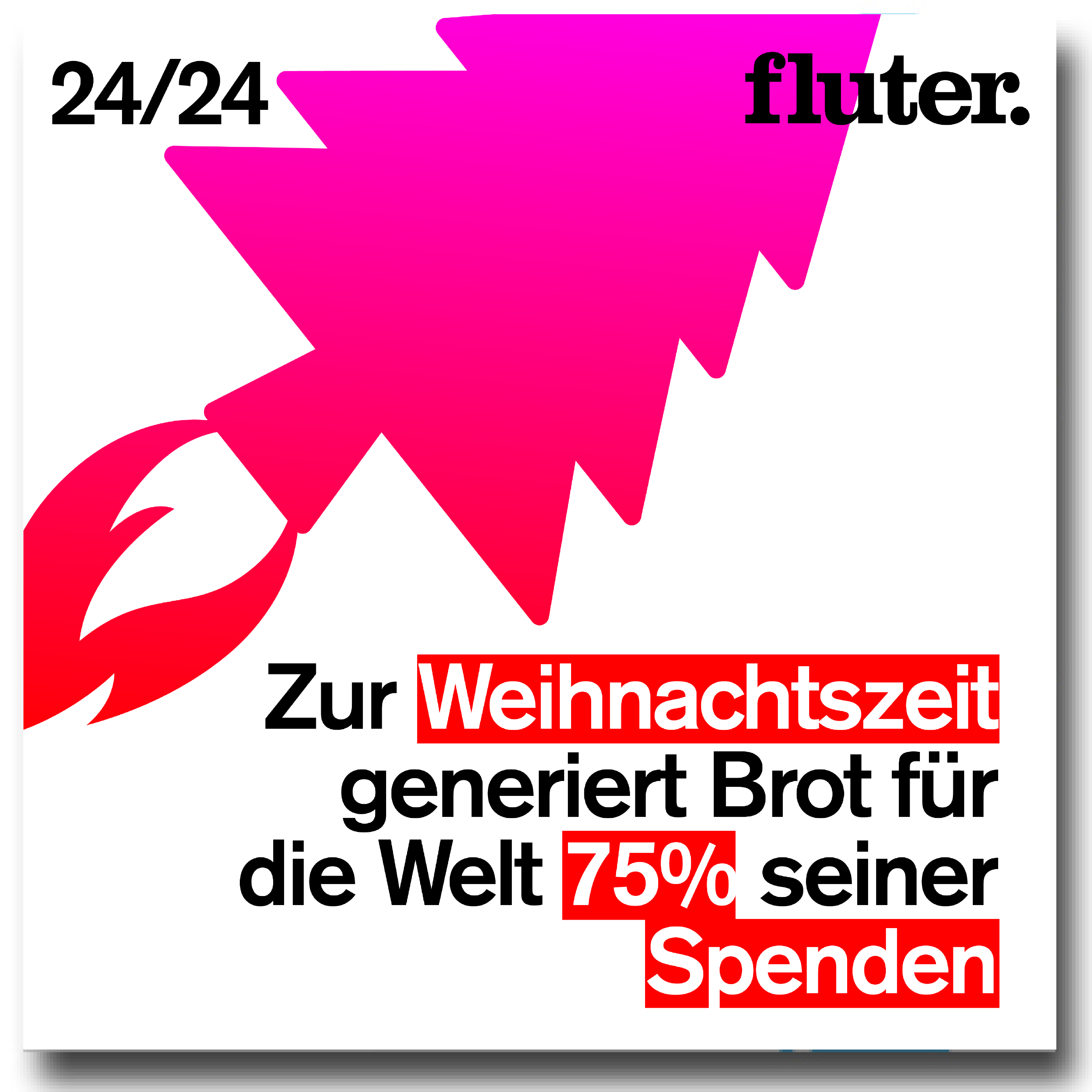 Zur Weihnachtszeit generiert Brot für die Welt 75% seiner Spenden