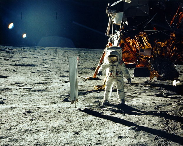 Ist das nun auf dem Mond – oder nur ein Film? (Foto: NASA)