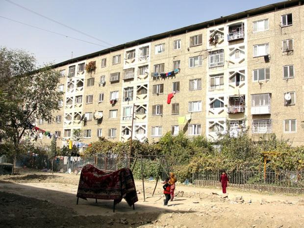Besseres Kabul: Die sowjetischen Plattenbauten gelten heute als bevorzugte Wohngegend