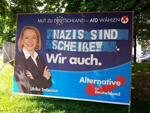 Wer plakativ wirbt, muss damit rechnen, dass seine Werbung plakativ umgetextet wird