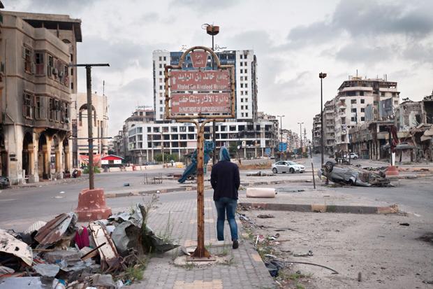 Homs im Zentrum Syriens hat der Bürgerkrieg hart getroffen. Große Teile der Stadt sind zerstört (Foto: Olga Kravets / laif)