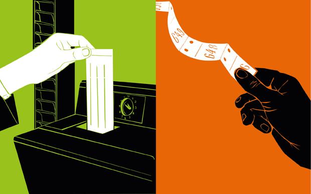 Stechuhr oder Wartenummer, das ist hier die Frage Stechuhr oder Wartenummer, das ist hier die Frage (Illustration: Arndt Benedikt)