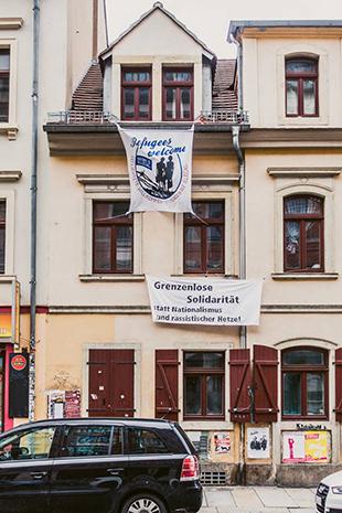 „Ich bezweifle, dass es in einer anderen Stadt derart viel Engagement für Geflüchtete gibt.” „Ich bezweifle, dass es in einer anderen Stadt derart viel Engagement für Geflüchtete gibt.” (Stephan Böhlig/Neustadtspaziergang)