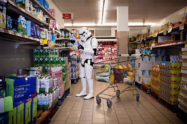 Kulturschock Supermarkt oder: Möge die Pfannkuchenteig-Dosierflasche mit dir sein.  (Foto: Jorge Pérez Higuera)