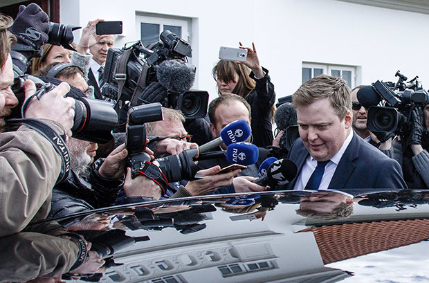 Die Panama Papers sollen Informationen über eine Offshore-Firma auf den Britischen Jungferninseln enthalten, die der Frau des Isländischen Ministerpräsidenten Sigmundur Davíð Gunnlaugsson gehört. Als dann auch noch berichtet wurde, dass Gunnlaugsson selbs (Foto: picture alliance /dpa)