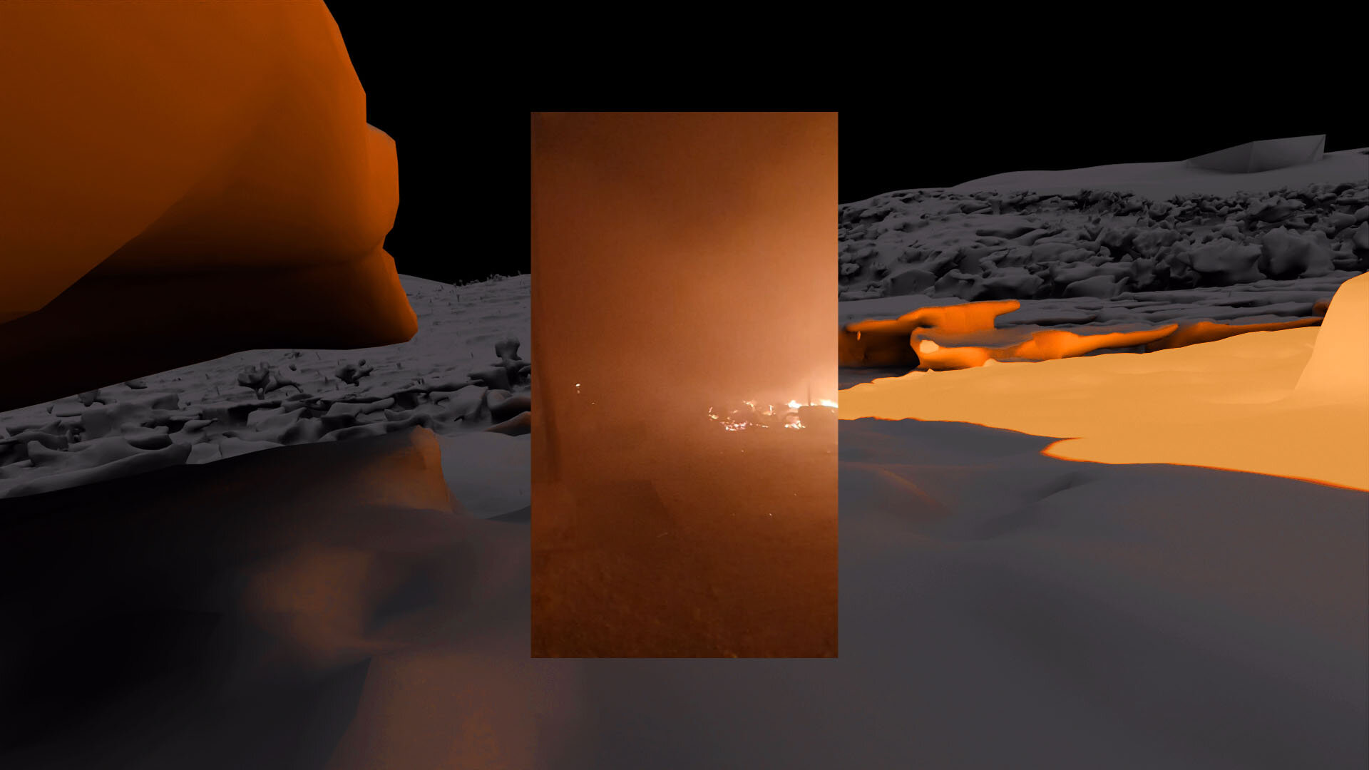 Feuer in Moria Feuer in Moria (Bild: ReFOCUS Media Labs (Forensic Architecture/Forensis, 2023))