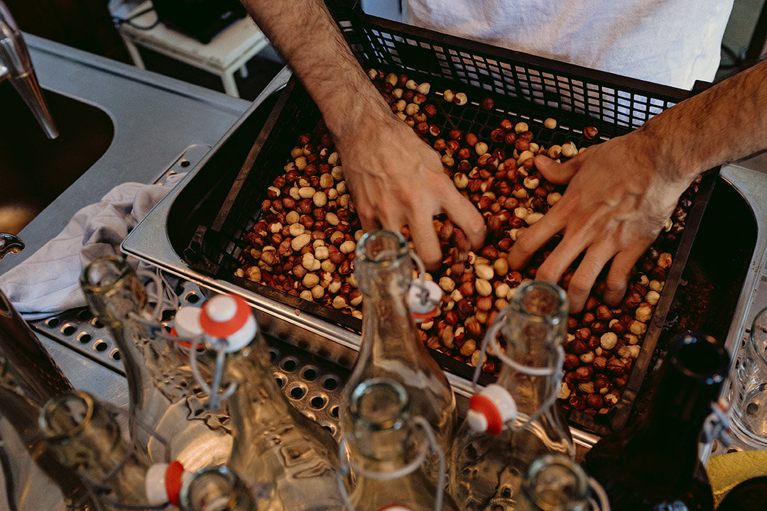 Verpackungsfreie Waren im Frea Restaurant