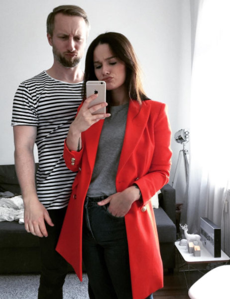 Die Instagrammerin Jana Hofman und ihr Freund