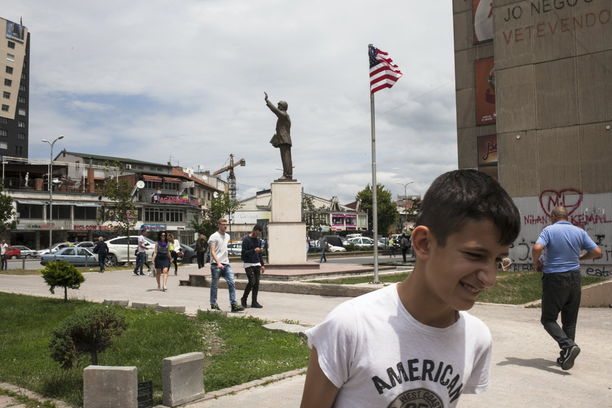 Bill Clintons Statue in Pristina