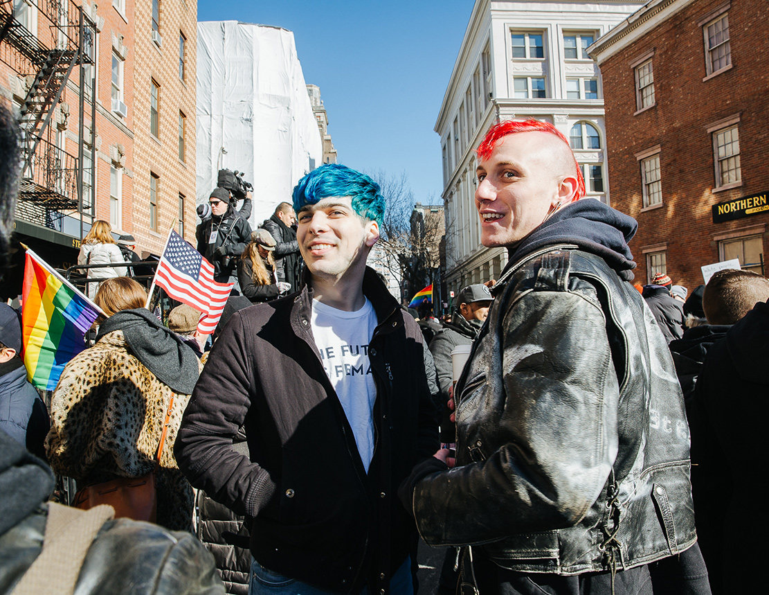 Anti Trump Protest in New York (Foto: Rachel Kober)