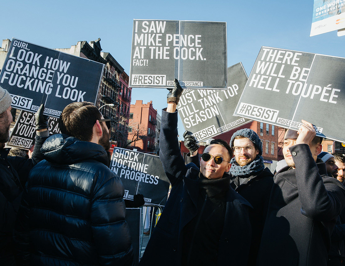 LGBTQ Anti Trump Protest (Foto: Rachel Kober)