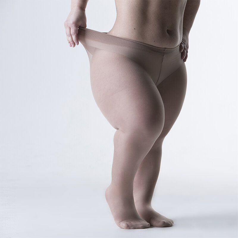 Barrierefreie Mode, Strumpfhosen für Kleinwüchsige, Auf Augenhöhe Barrierefreie Mode, Strumpfhosen für Kleinwüchsige, Auf Augenhöhe (Foto: Malte Vogt)