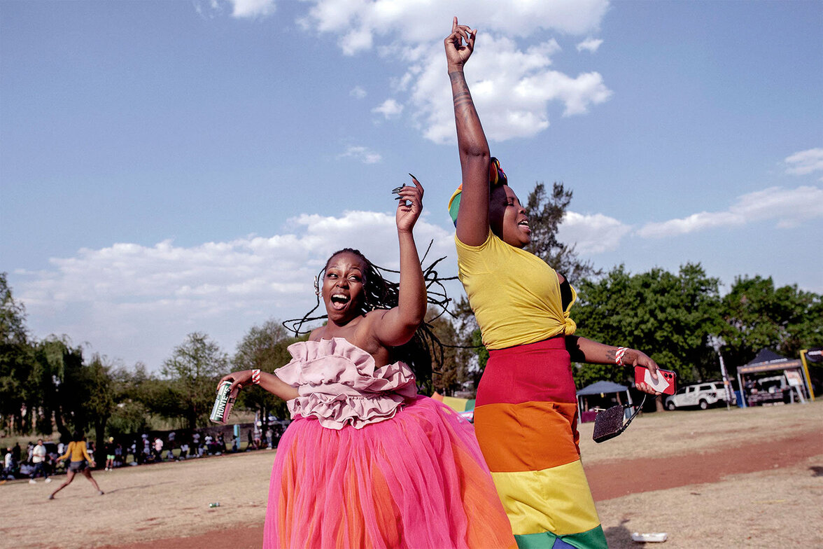 Queere Community in Südafrika (Foto: Luca Sola/AFP via Getty Images)