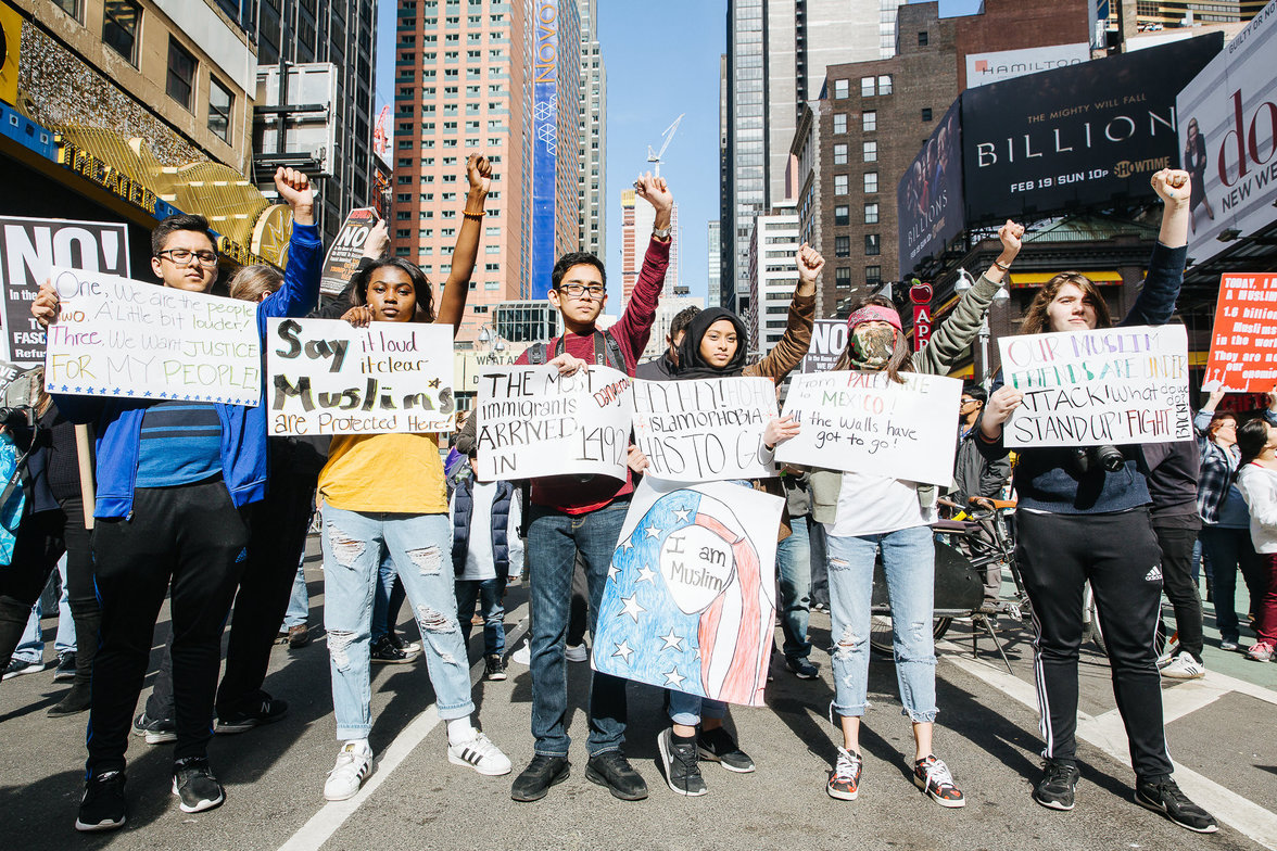 Anti Trump Protest in New York (Foto: Rachel Kober)