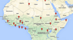 Google-Map Afrika