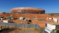 Die FNB-Arena in Johannesburg. Der Umbau für die WM hat 312 Millionen Euro gekostet