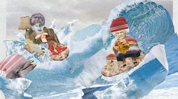 Auf der Welle kann Oma noch mitreiten: Die Surfer- und Skaterszene hat gerne wieder gute alte Handarbeit auf dem Kopf