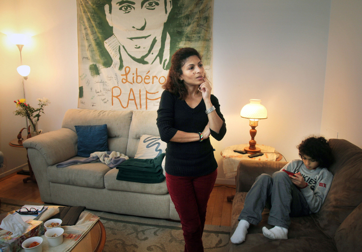 Ensaf Heyder, Frau von Ralf Badawi, im Asyl in Kanada Ensaf Heyder, Frau von Ralf Badawi, im Asyl in Kanada