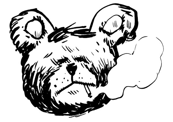 Rauchender Bär Rauchender Bär