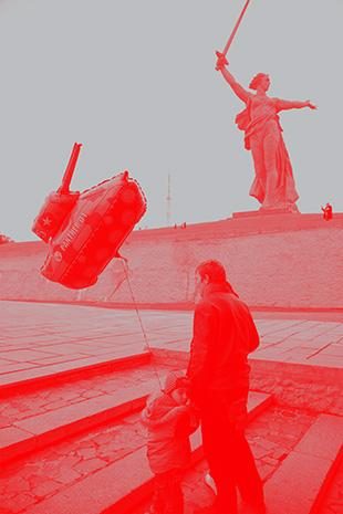 Das Denkmal „Mutter Heimat ruft!“ erinnert an die Schlacht zwischen der deutschen Wehrmacht und der Roten Armee Das Denkmal „Mutter Heimat ruft!“ erinnert an die Schlacht zwischen der deutschen Wehrmacht und der Roten Armee