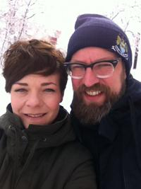 Oda und Sven auf ihrer Reise von Moskau nach Peking Oda und Sven auf ihrer Reise von Moskau nach Peking