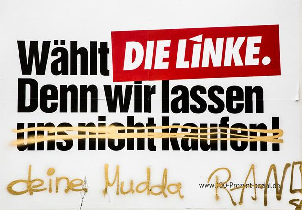 Eigentlich ja Sachbeschädigung, und deshalb verboten: Aber welche Wahlplakate am häufigsten beschmiert werden und womit, ist auch eine Art von Stimmungsbarometer Eigentlich ja Sachbeschädigung, und deshalb verboten: Aber welche Wahlplakate am häufigsten beschmiert werden und womit, ist auch eine Art von Stimmungsbarometer