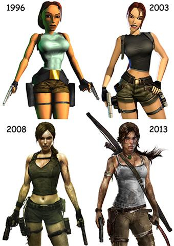 Von der Kampfmaschine mit Riesenbrüsten zur Frau mit Charakter: der Pixelsuperstar Lara Croft Von der Kampfmaschine mit Riesenbrüsten zur Frau mit Charakter: der Pixelsuperstar Lara Croft