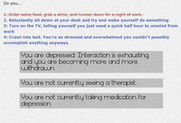 Depression Quest Depression Quest
