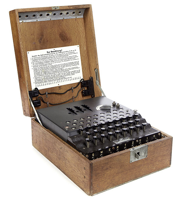 Enigma Maschine aus dem Jahr 1944 Enigma Maschine aus dem Jahr 1944