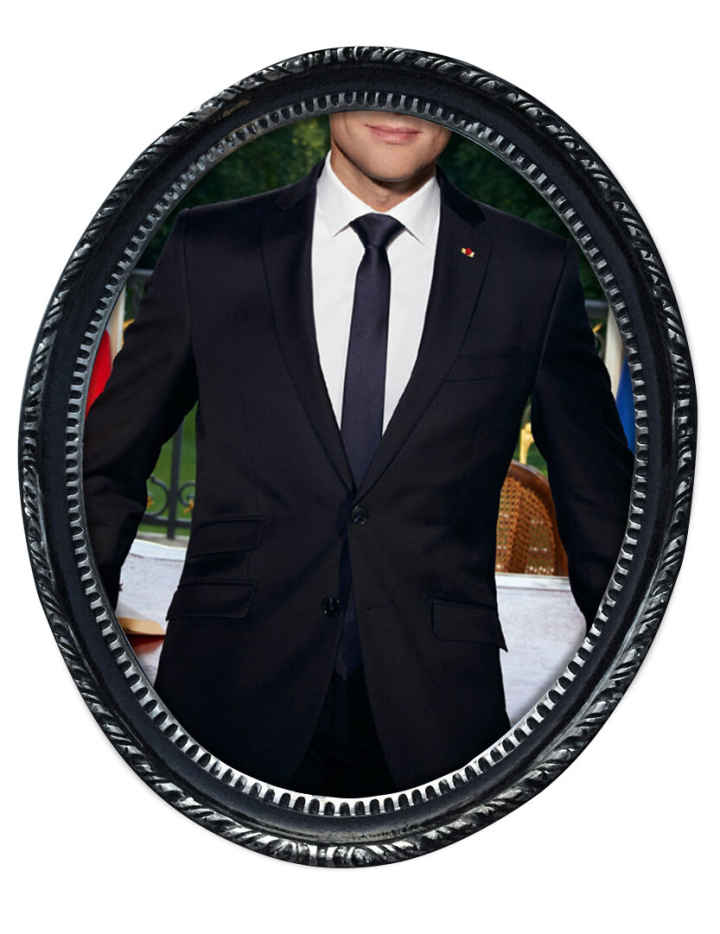 Macron, Anzug Macron, Anzug