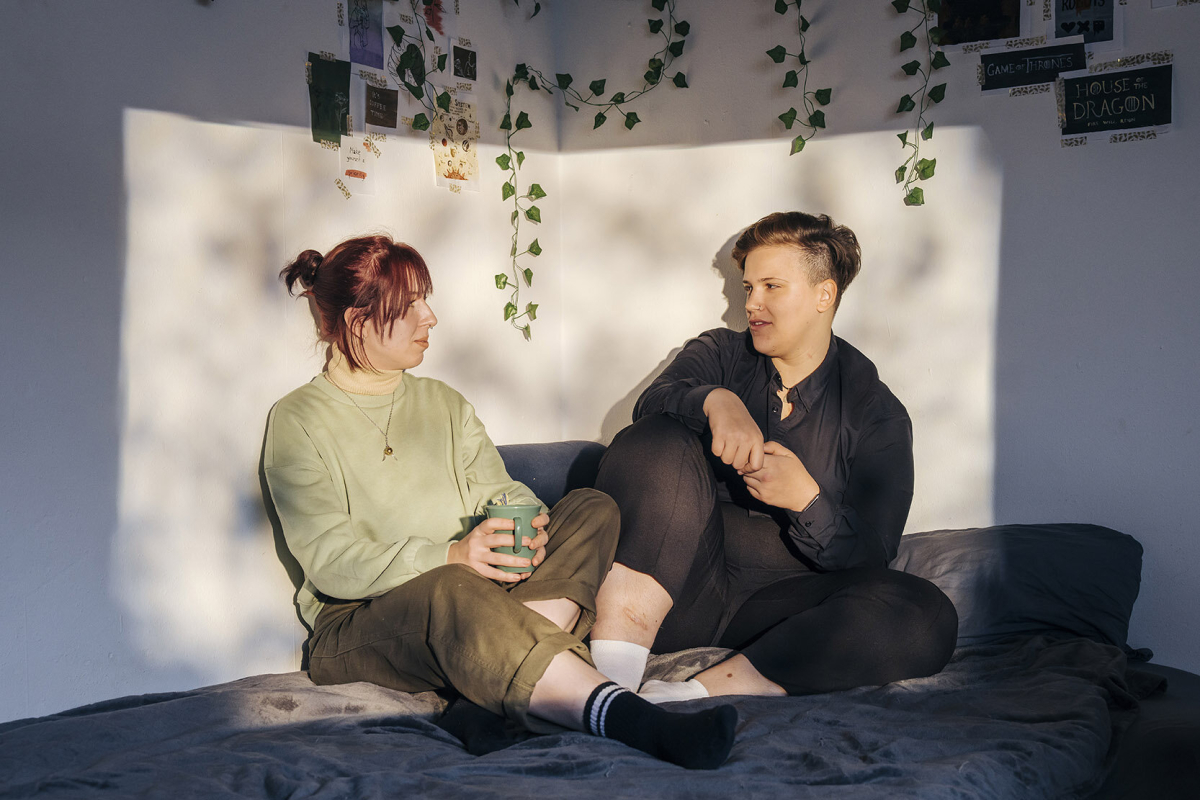 Alina (links mit einer Freundin) hat Englisch und Russisch studiert Alina (links mit einer Freundin) hat Englisch und Russisch studiert