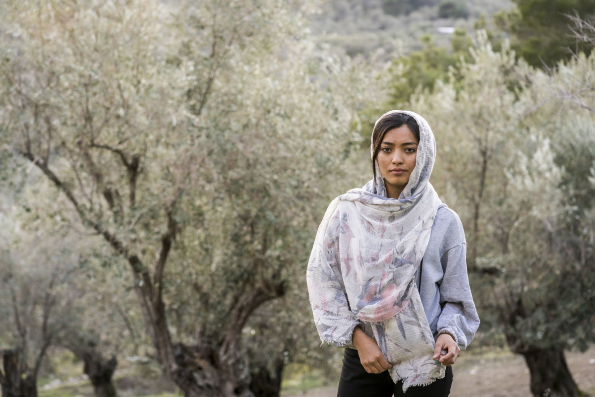 Fereshte Ebrahimi, 17 Jahre alt aus Daikundi, Afghanistan Lesbos, Moria, Flucht