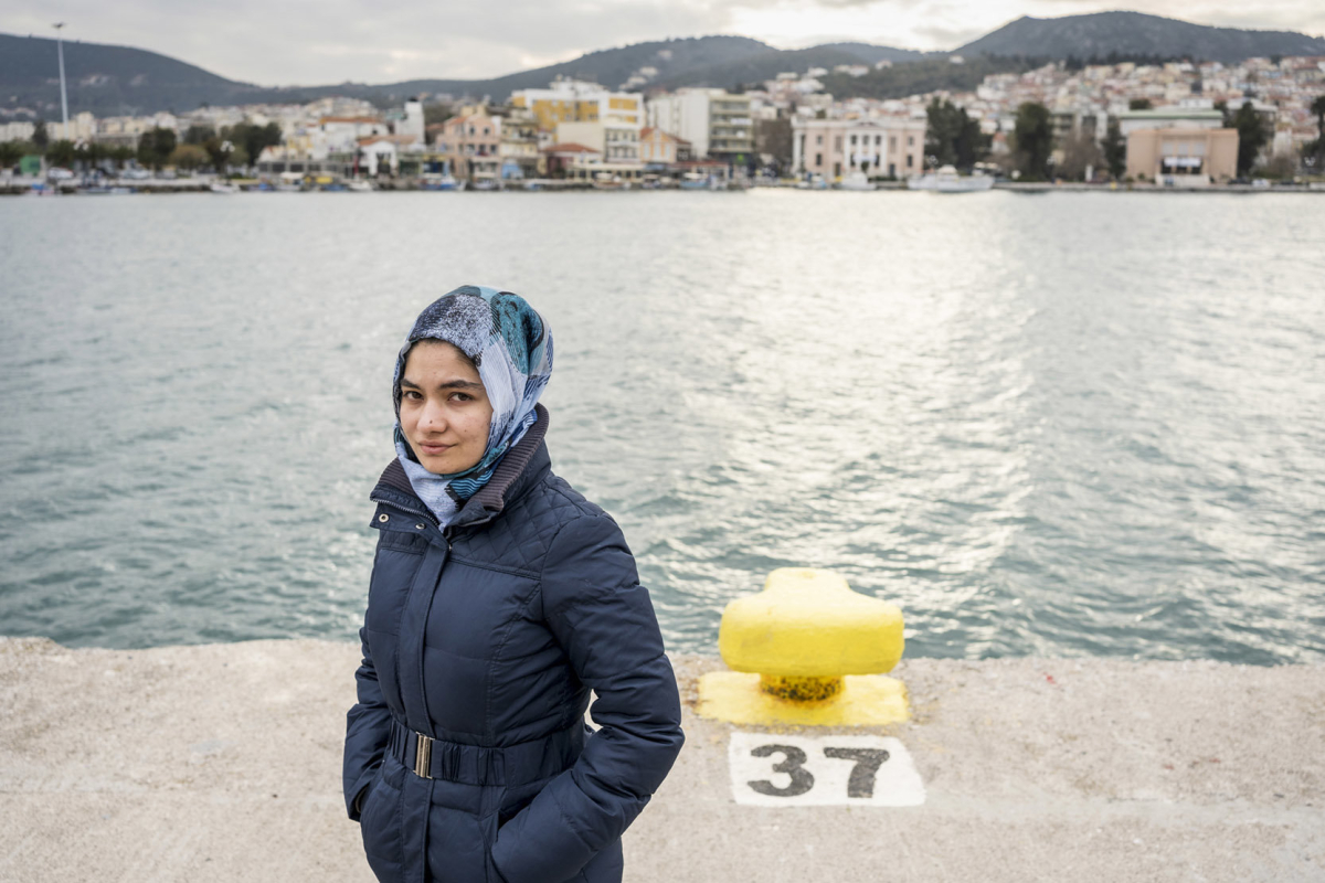 Parwana Amiri, 16 Jahre alt aus Herat, Afghanistan Lesbos, Moria, Flucht