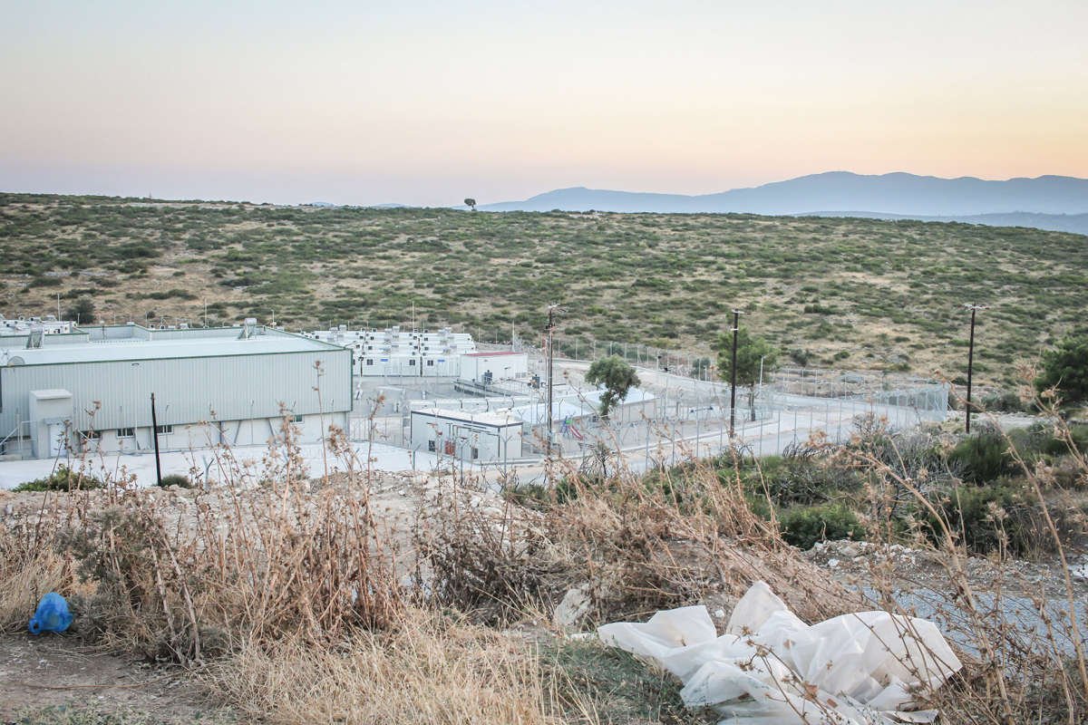 Samos, Flüchtlinge, Lager Samos, Flüchtlinge, Lager