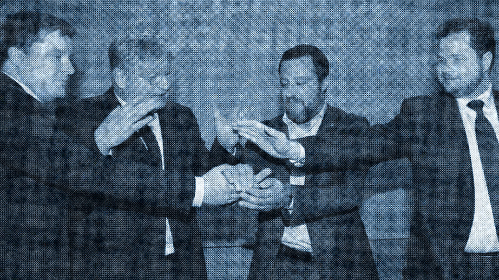 Matteo Salvini, Olli Kotro, Jörg Meuthen und Anders Vistisen (Foto: Alessandro Garofalo/REUTERS) Matteo Salvini, Olli Kotro, Jörg Meuthen und Anders Vistisen (Foto: Alessandro Garofalo/REUTERS)