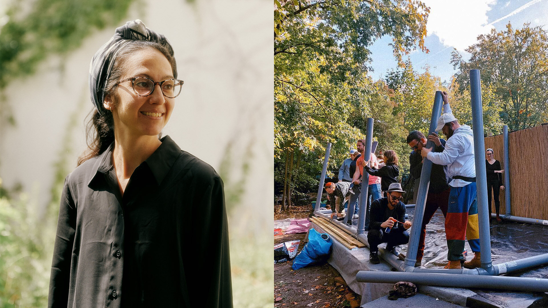 Rabbinerin Rebecca Blady / Bauarbeiten Rabbinerin Rebecca Blady / Bauarbeiten