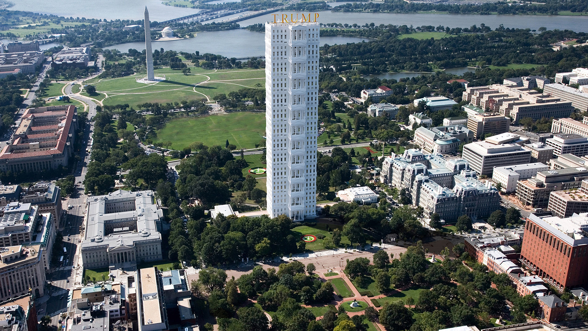 Das Weisse Haus als Trump Tower