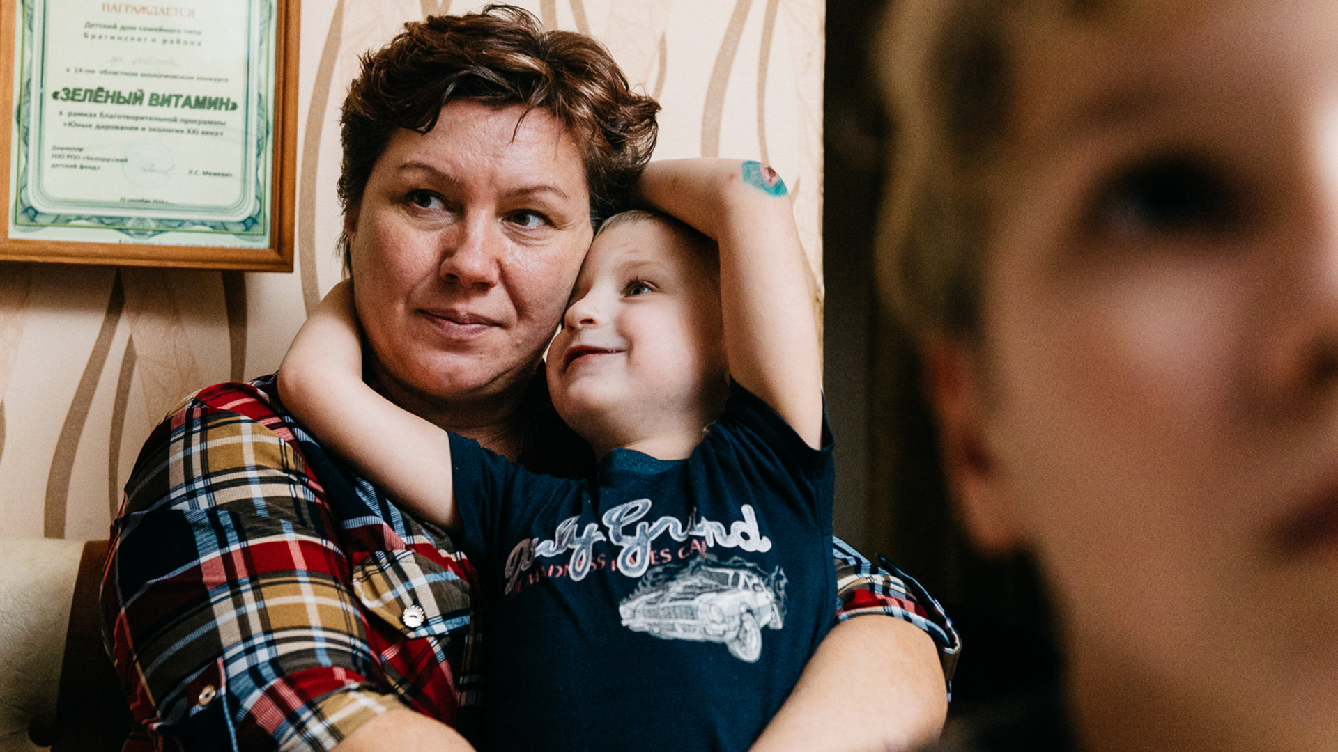 Olga mit ihren Pflegekindern Olga mit ihren Pflegekindern