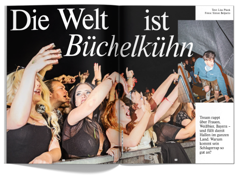 Seiten28 und 29 des fluter Rap Hefts