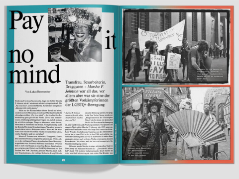 fluter Die Geschichte der queeren Ikone Marsha P. Johnson
