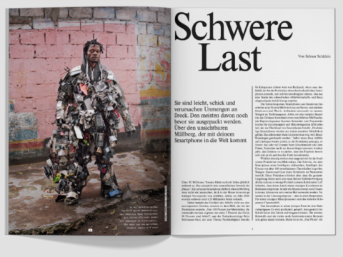 Schwere Last fluter Müll