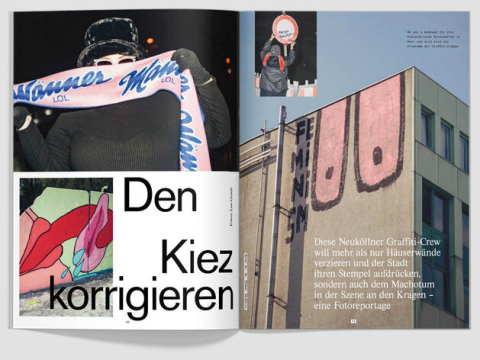 Diese Neuköllner Graffiti-Crew Wände verzieren und dem Machotum in der Szene an den Kragen