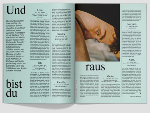fluter 91 "Streiten", Artikel "Und raus bist du"