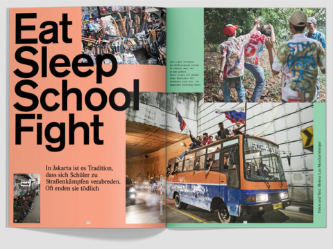 fluter 91 "Streiten", Artikel "Eat Sleep School Fight"