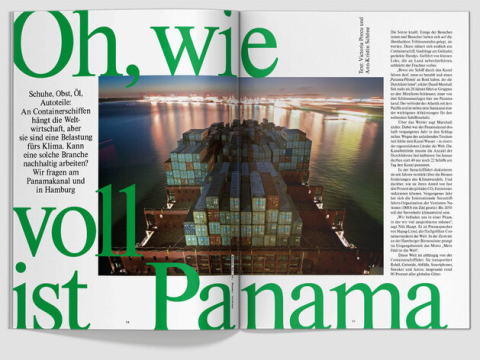 fluter 92 "Verkehr", Artikel "Oh, wie voll ist Panama"
