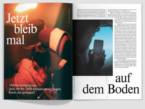 fluter 92 "Verkehr", Artikel "Jetzt bleib mal auf dem Boden"