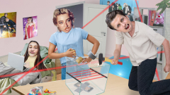 Collage eines Jugendzimmers