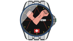 Illustration einer Armbanduhr